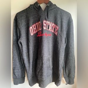 Ohio State Hooded Sweatshirt - Glittery, Dark Gray, Unique, Fun